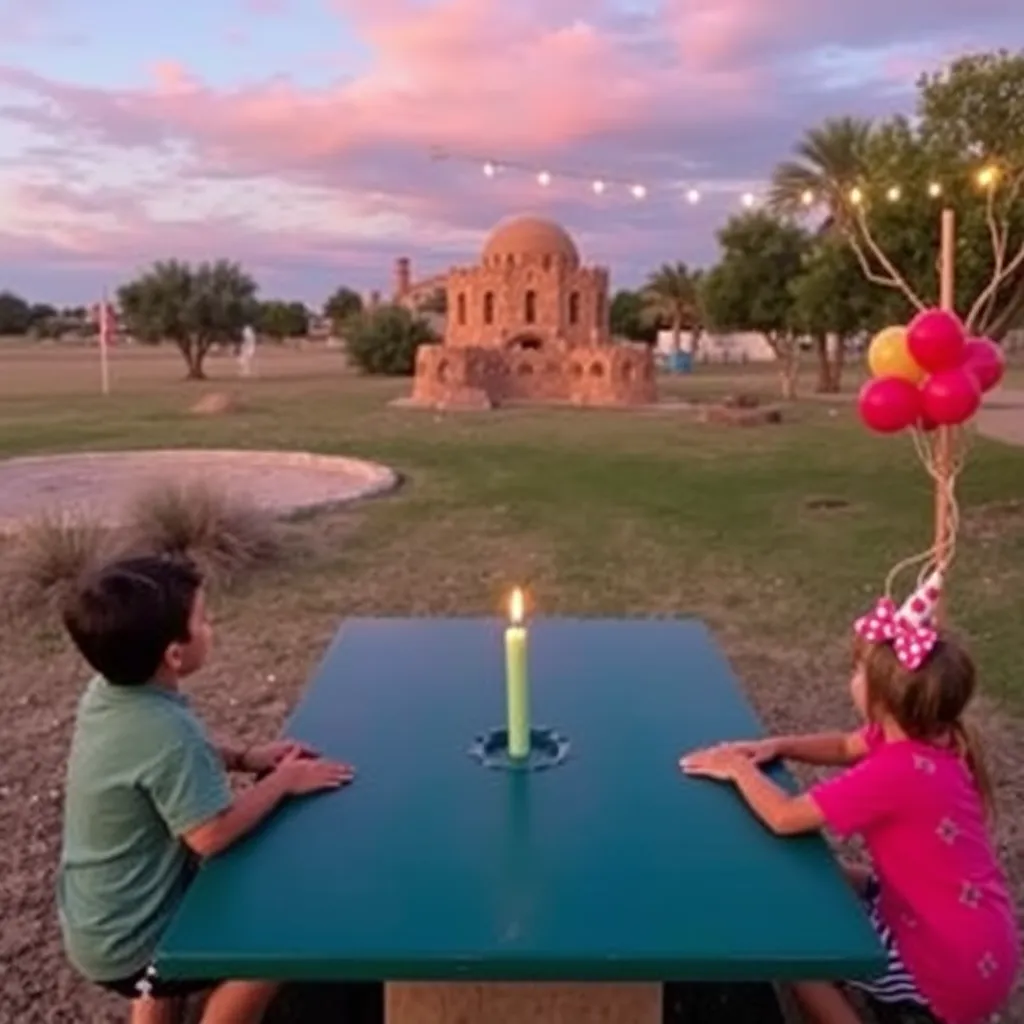 Kids birthday party places Uss Bullhead Memorial Park in Albuquerque