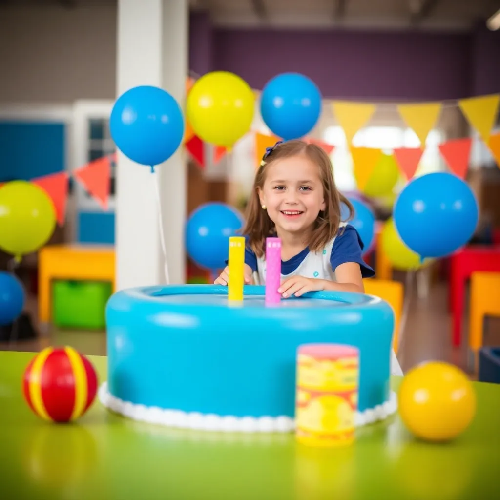 Kids birthday party places Valley Community Center in West Des Moines