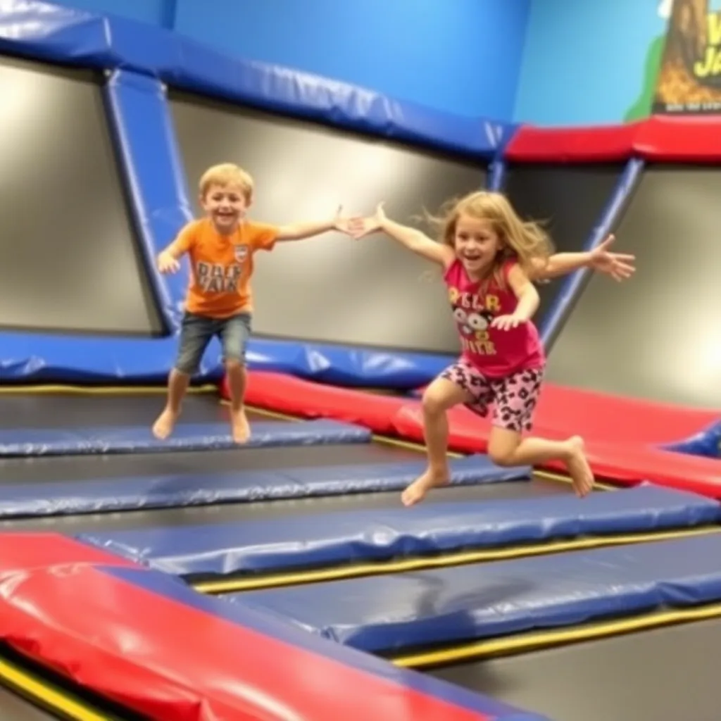 Kids birthday party places Valley Jump Park in Penn Laird