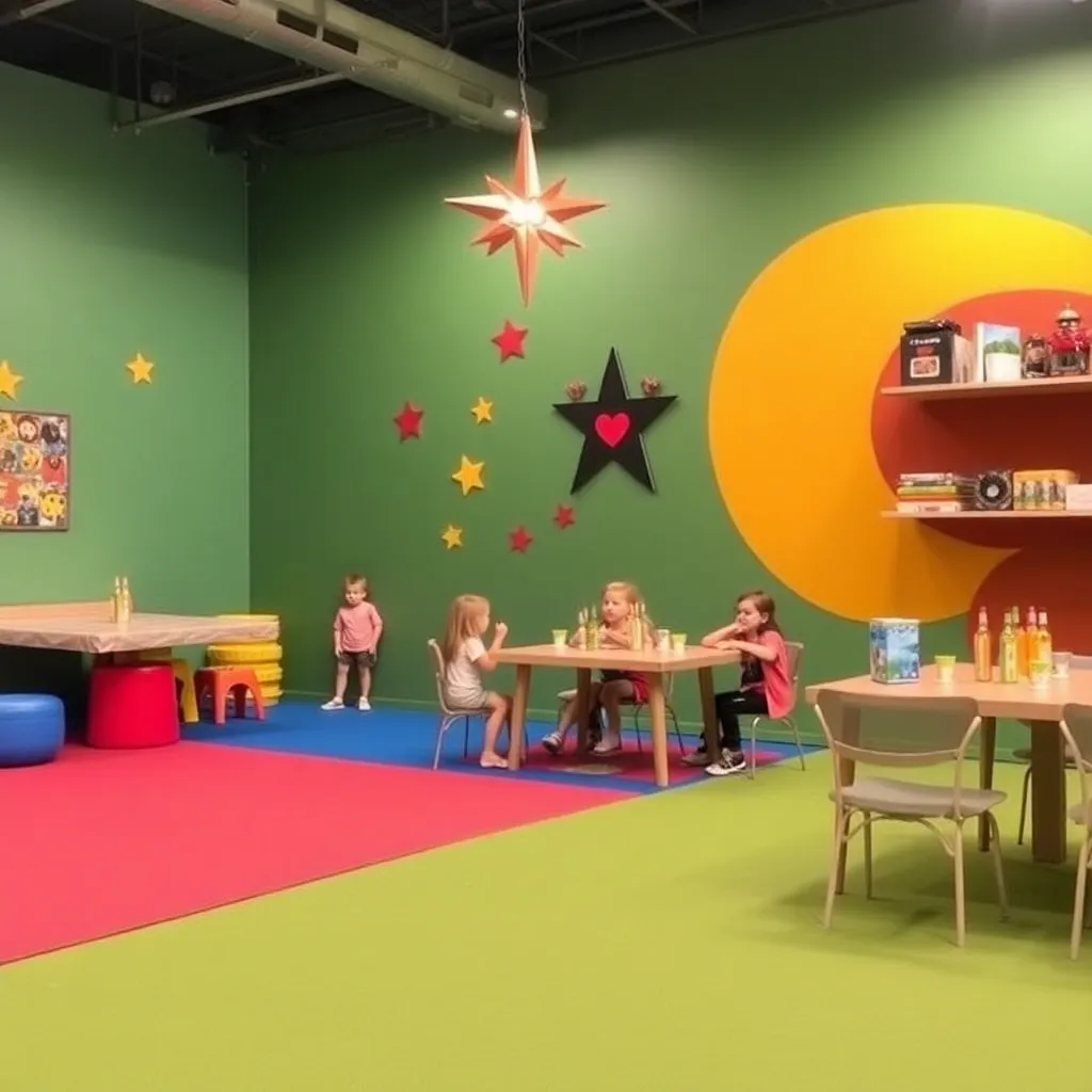 Kids birthday party places Valley Junction Activity Center in West Des Moines