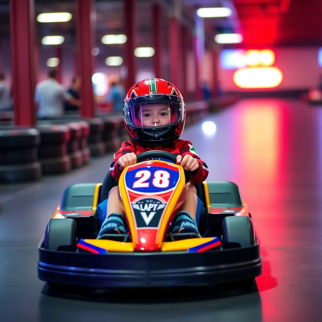 Kids birthday party places Victory Raceway St. Louis in St. Louis