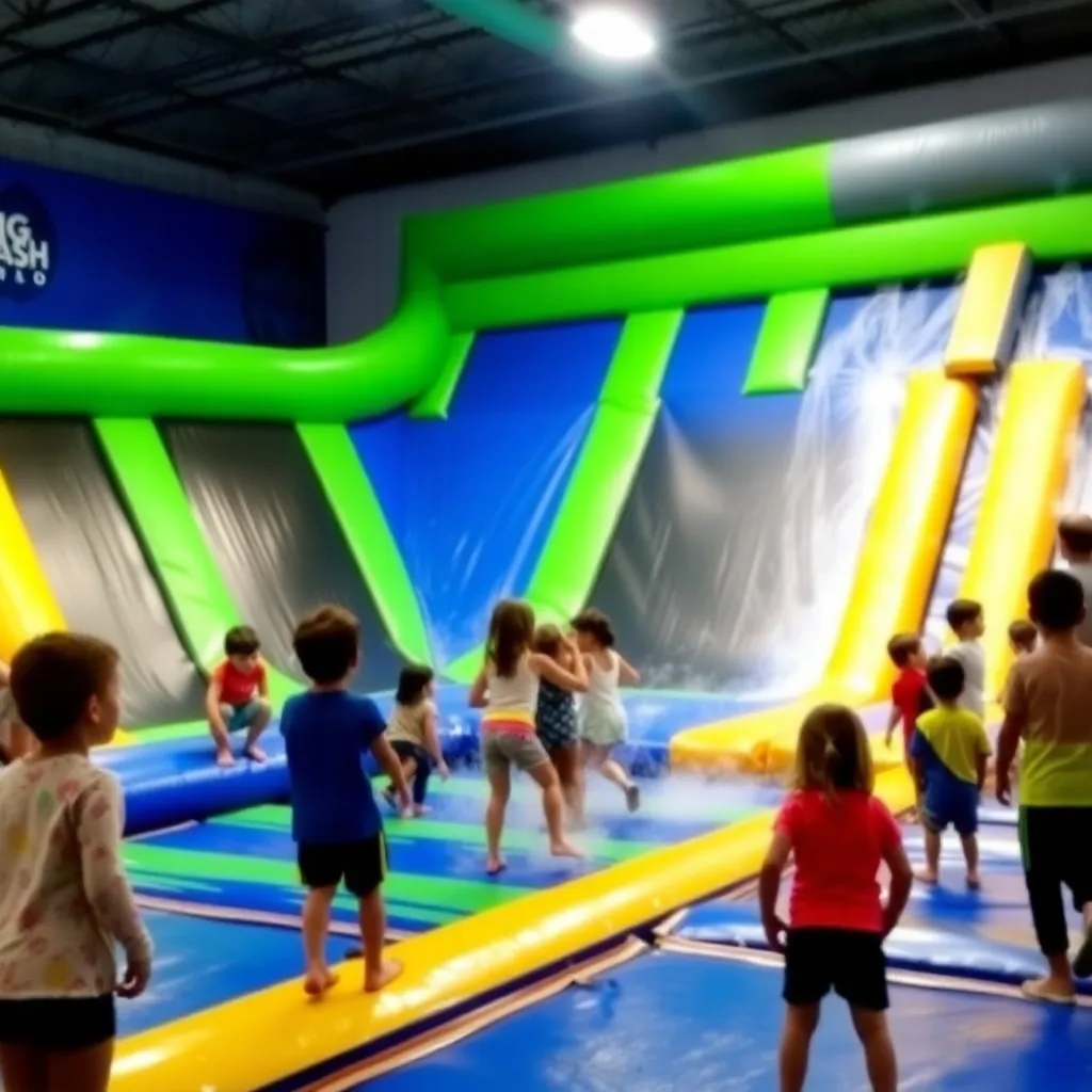 Kids birthday party places Vt Jump-N-Splash in Essex Junction