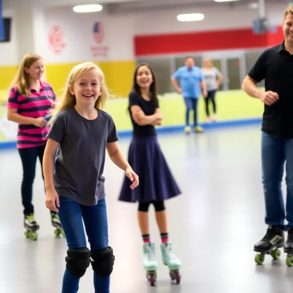 Kids birthday party places Wagon Wheel Roller Skating in Mills