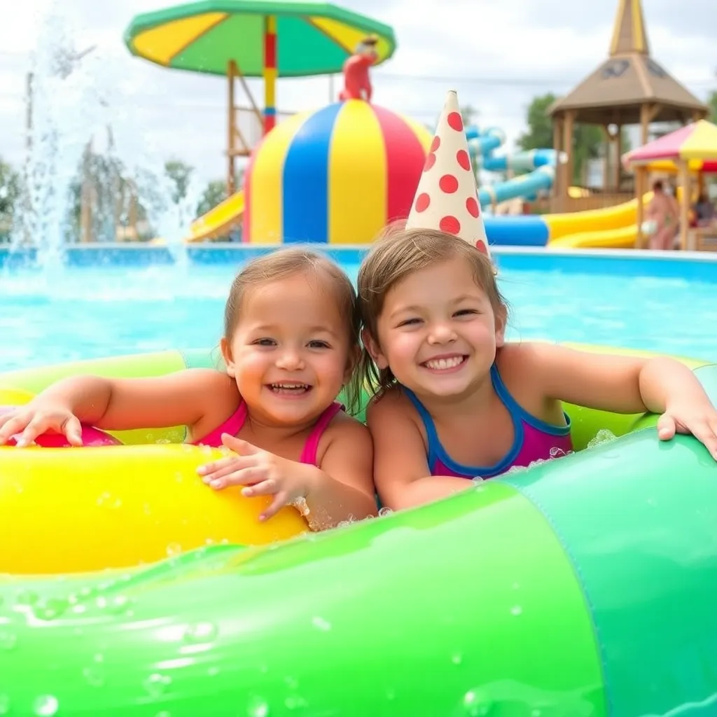 Kids birthday party places Water Country Water Park in Portsmouth