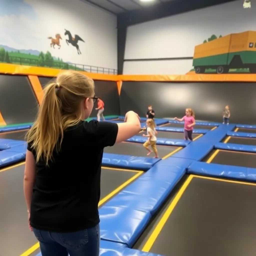 Kids birthday party places Waterloo Trampoline & Tumbling Center Farm Site in Waterloo