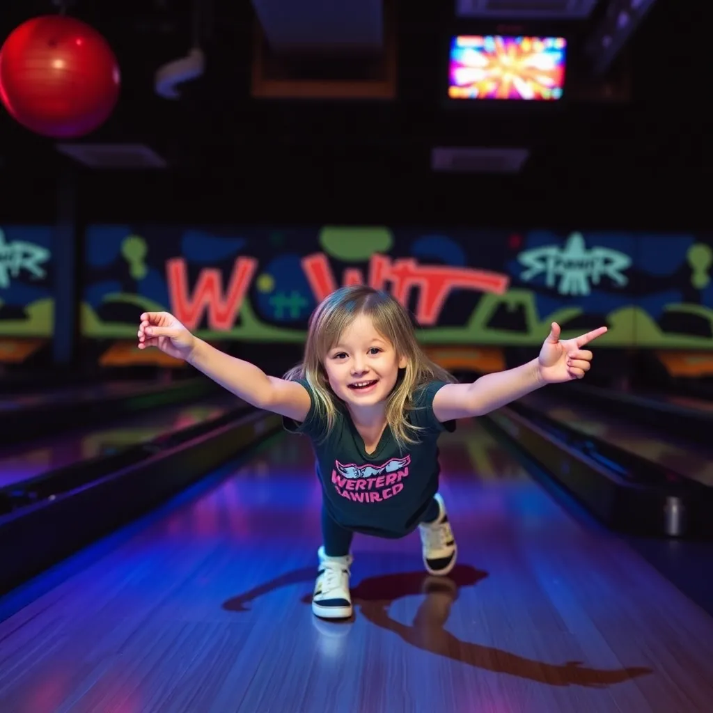 Kids birthday party places Western Bowl in Omaha