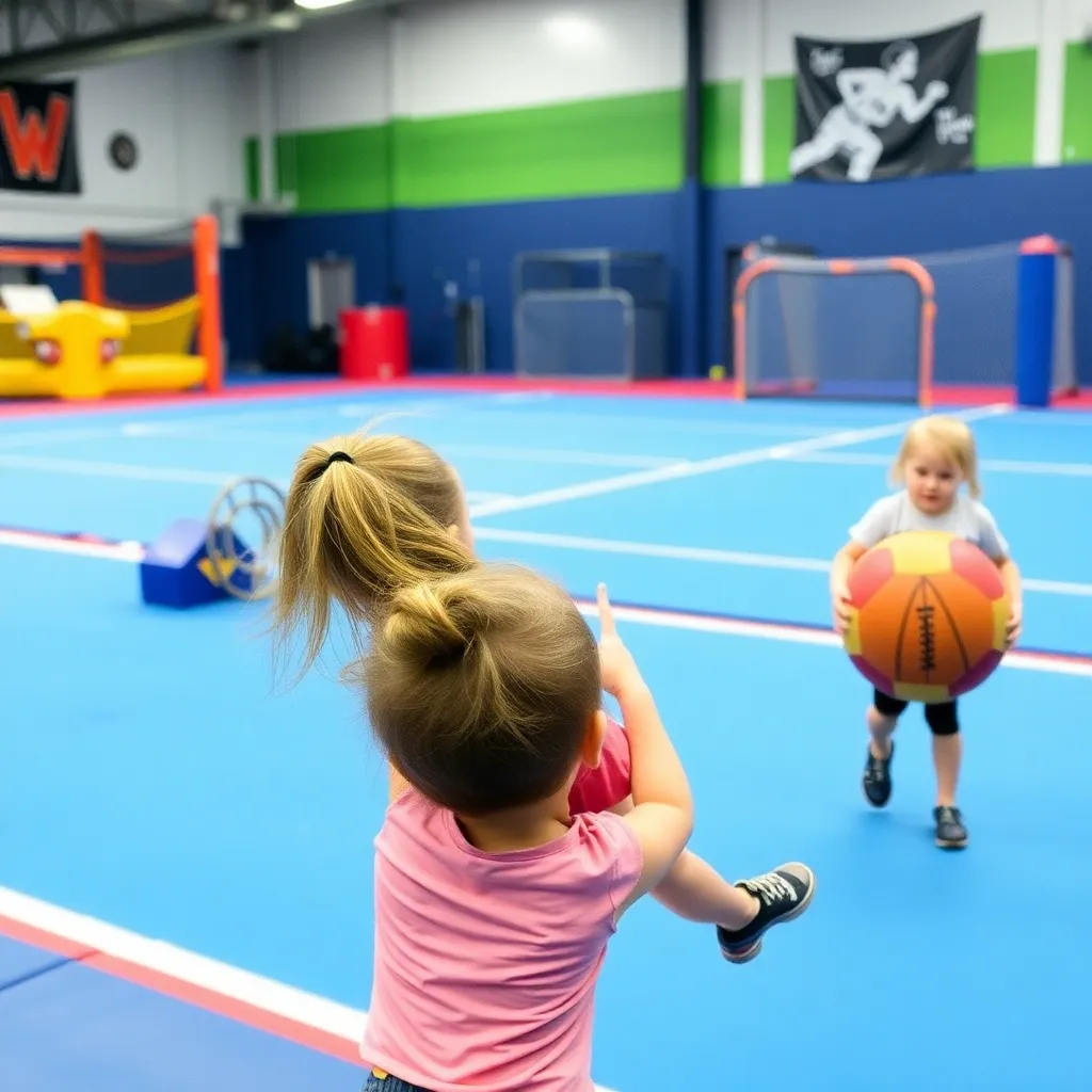 Kids birthday party places Westmont Yard Indoor Sports Complex in Westmont