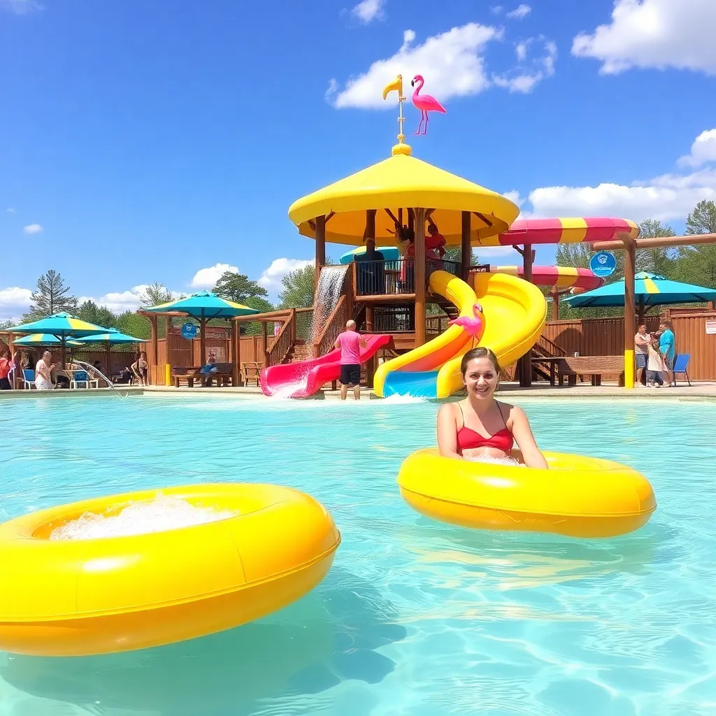 Kids birthday party places Wild Water West Waterpark And Flamingo Falls Campground in Sioux Falls