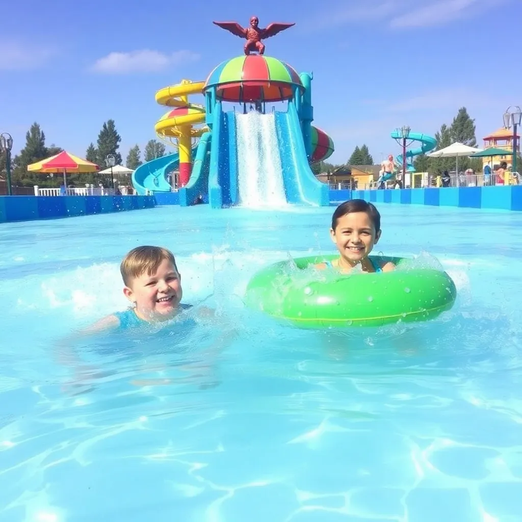 Kids birthday party places Wings & Waves Waterpark in McMinnville