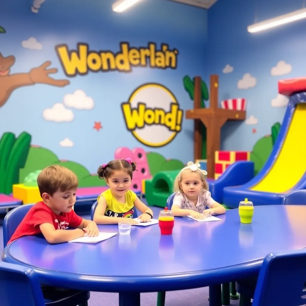 Kids birthday party places Wonderland 4 Kids Indoor Playground in Burbank