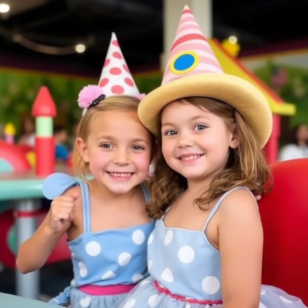 Kids birthday party places Wonderland Playground in Cincinnati