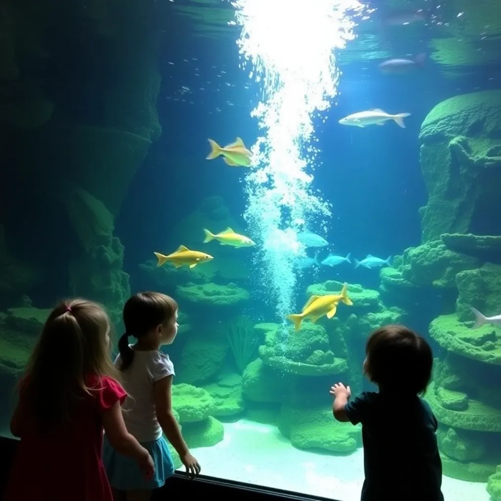Kids birthday party places Woodbridge Aquarium & Wildlife in Woodbridge