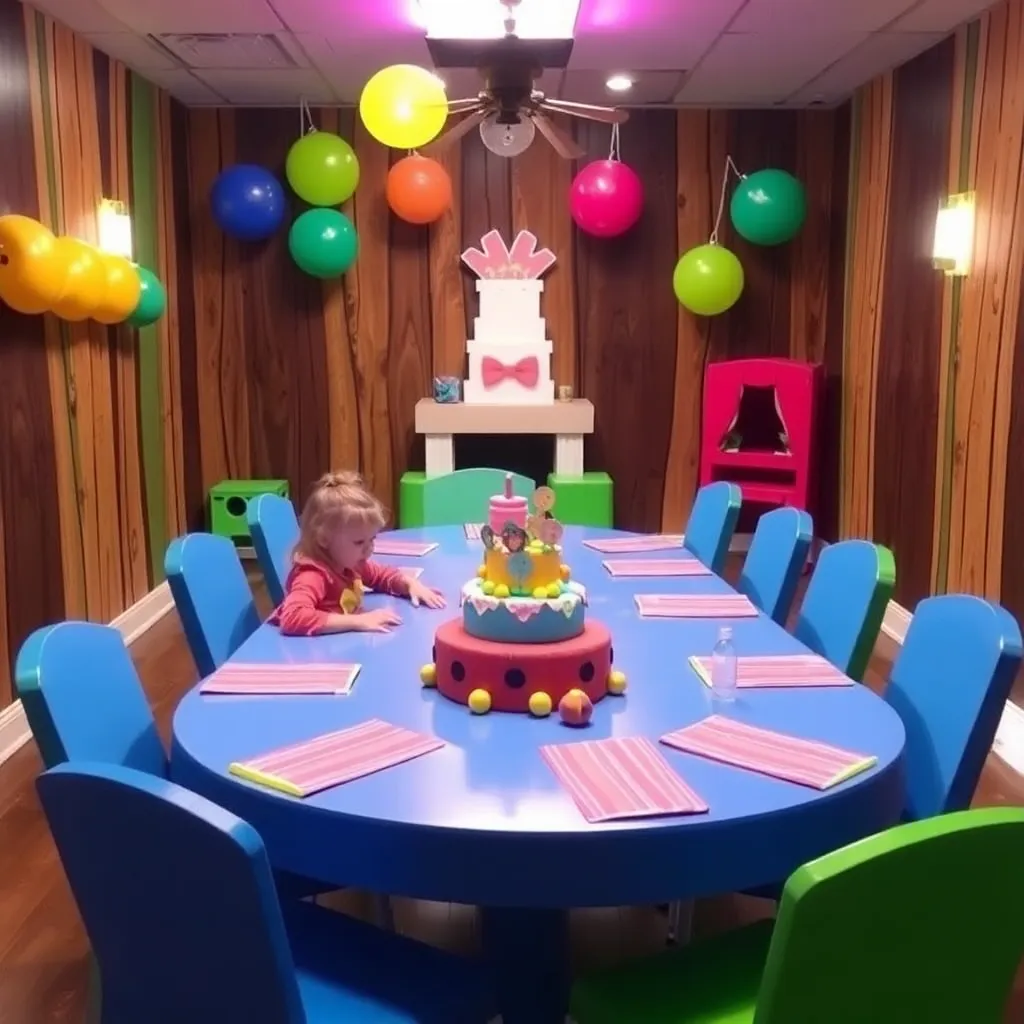 Kids birthday party places Woodplay Party Room in Morrisville