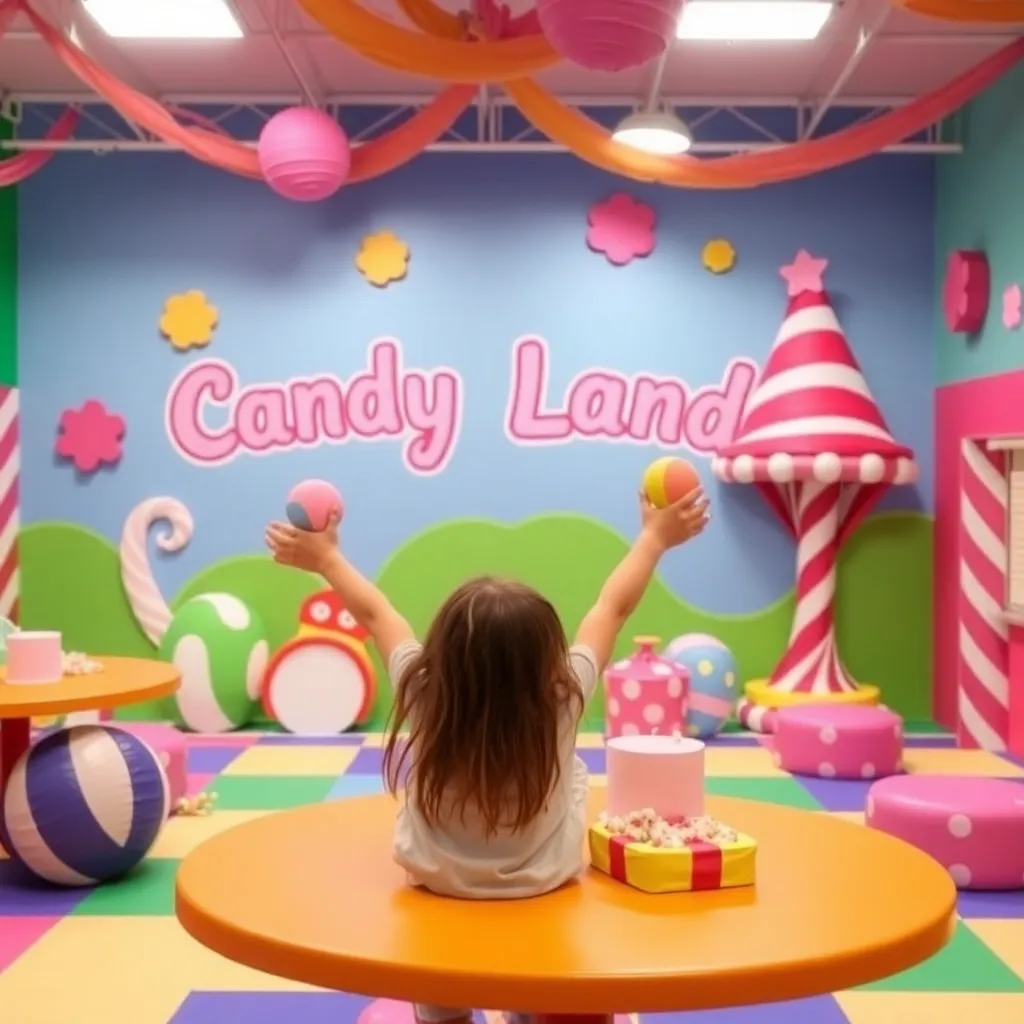 Kids birthday party places World Of Candy Land Indoor Playground in Glendale