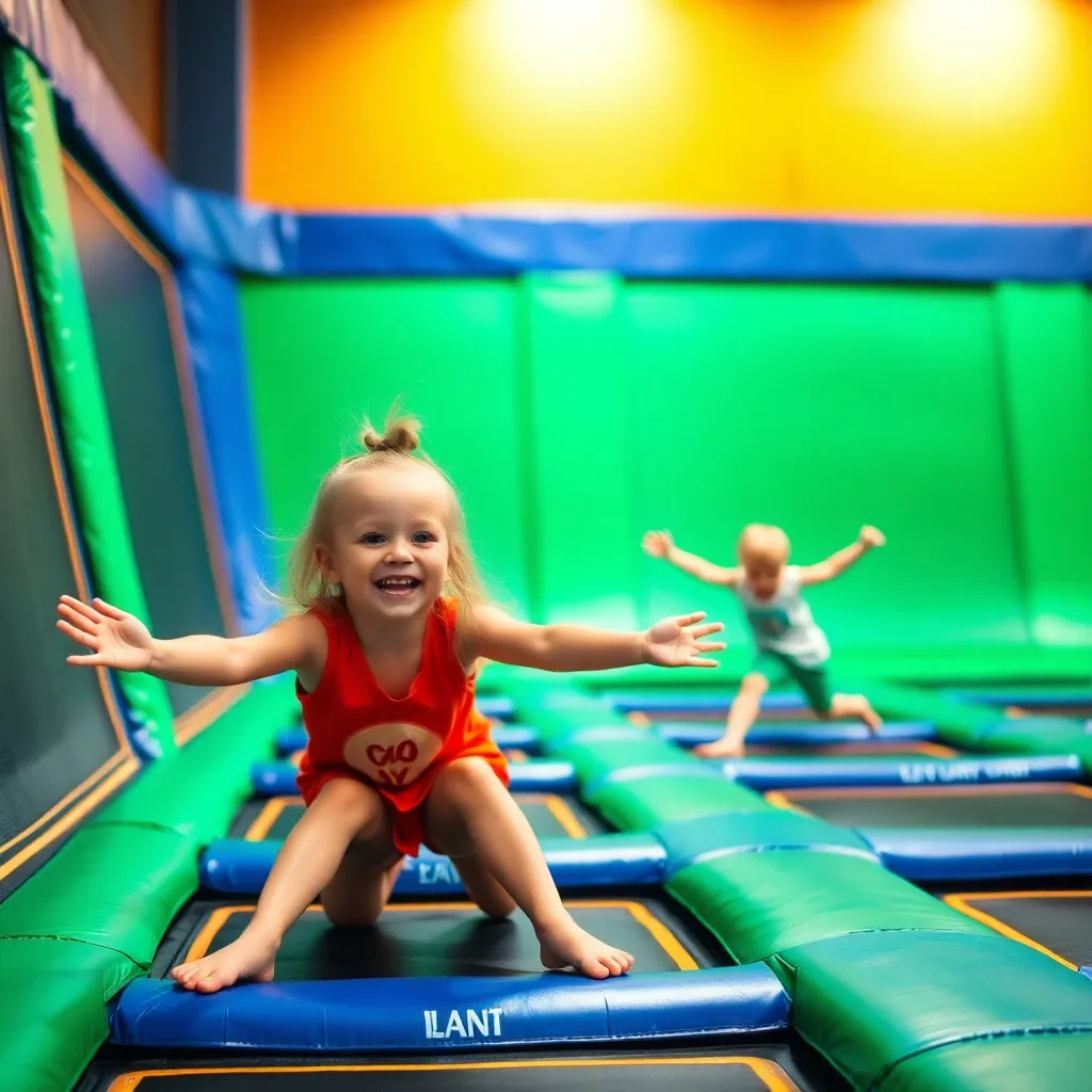 Kids birthday party places X-Flight Trampoline Park in Flowood
