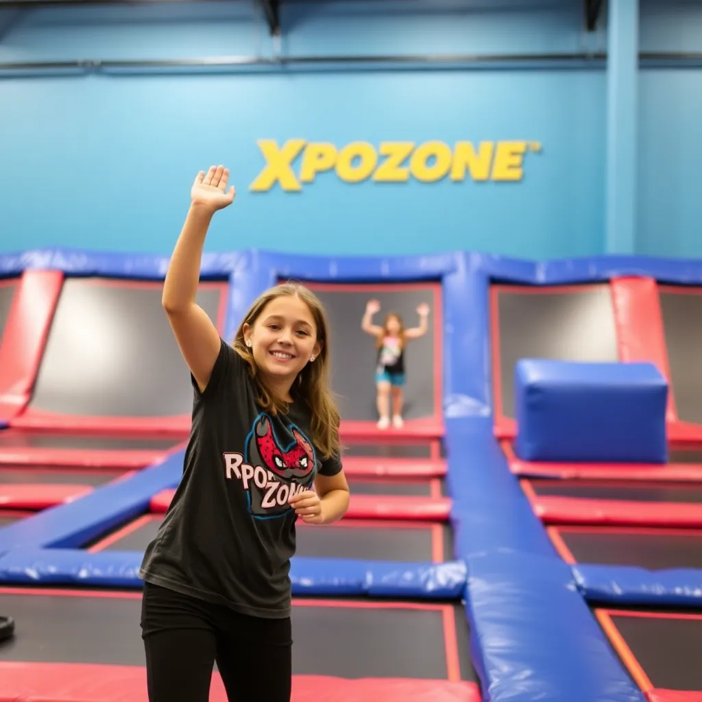 Kids birthday party places Xplozone Trampoline Park in Las Vegas