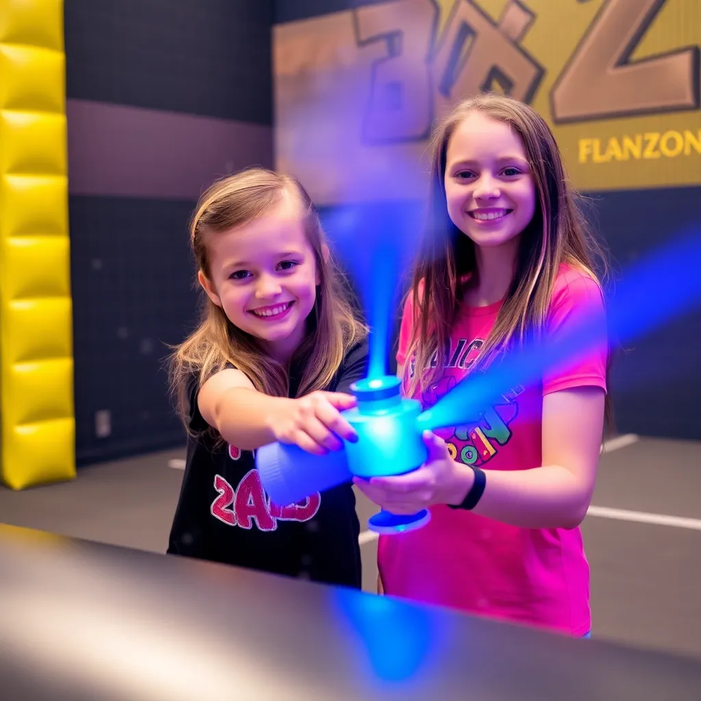 Kids birthday party places Zap Zone in Farmington